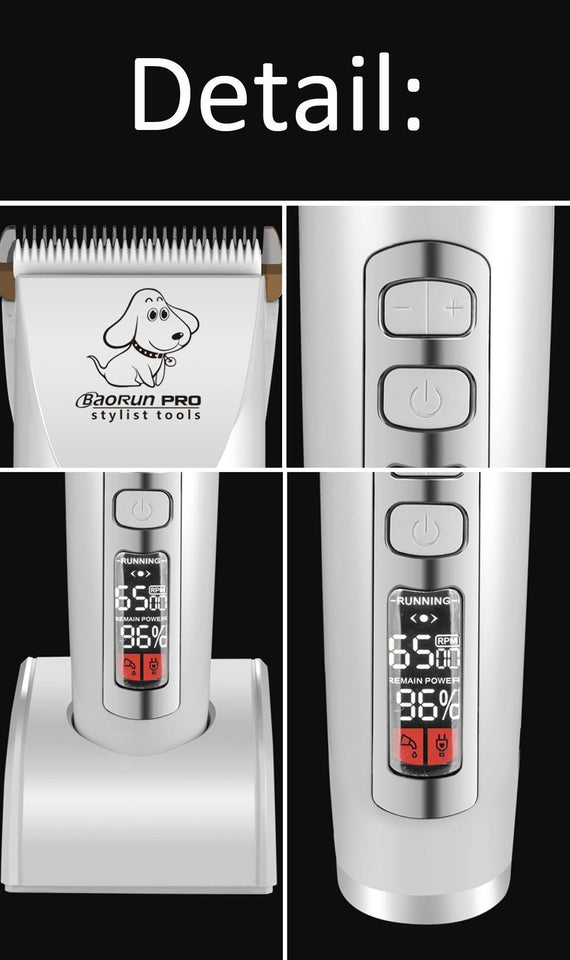 Petspluss™: Pet Clippers Kit Rechargeable